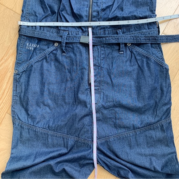 G-STAR RAW Denim Flight Suit style Jumpsuit - Picture 13 of 14